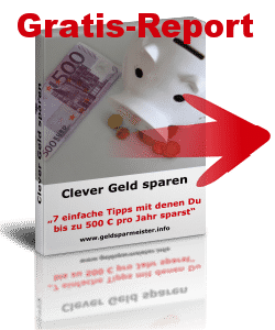 Clever Geld sparen gratis Report