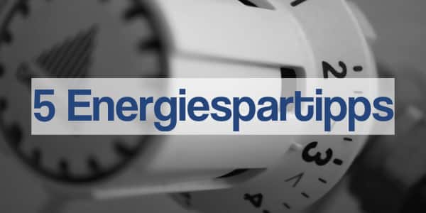 Energie sparen