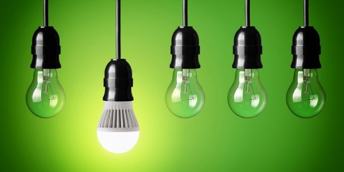 LED und Glühlampen