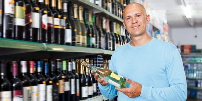 wein kaufen im supermarkt